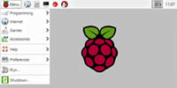 Raspbian OS screen shot
